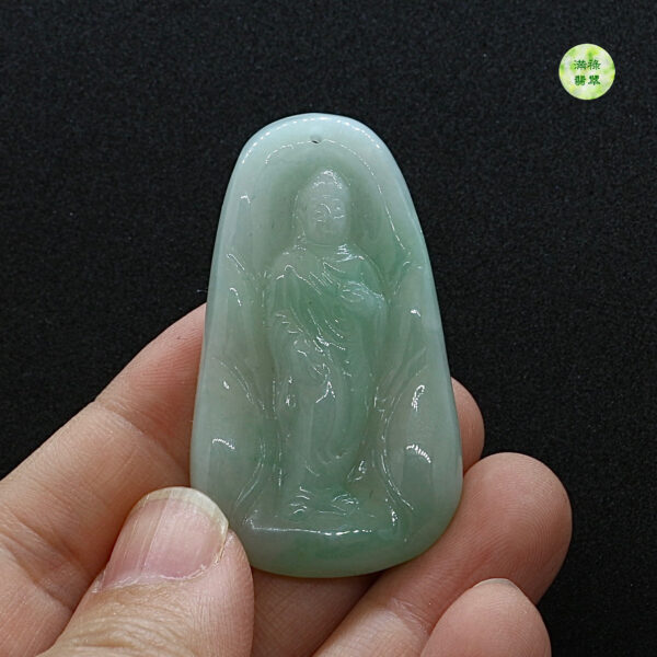 翡翠玉器A貨玉佛祖大日如來釋迦牟尼翡翠玉吊墜