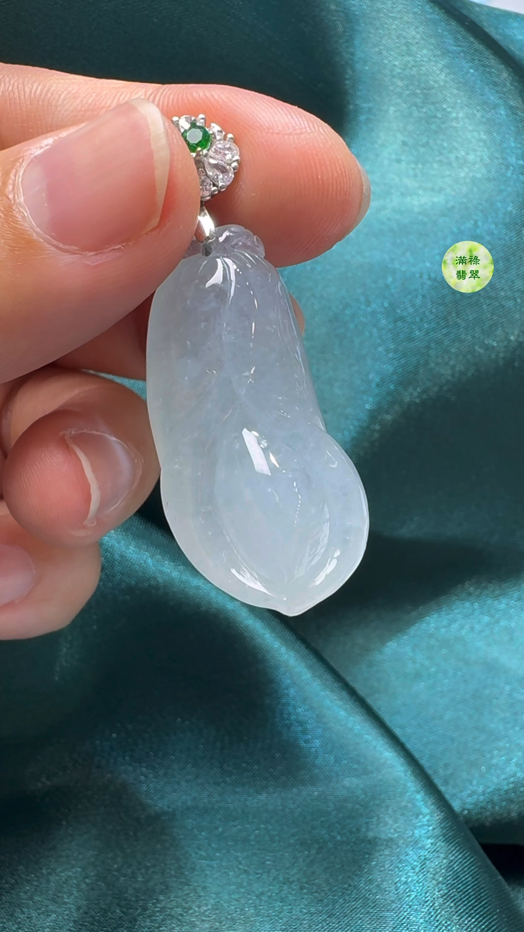 翡翠A貨玉器玉蘭花吊墜 5-17-11mm 7 翡翠A貨玉器玉蘭花吊墜 5-17-11mm - Image 7