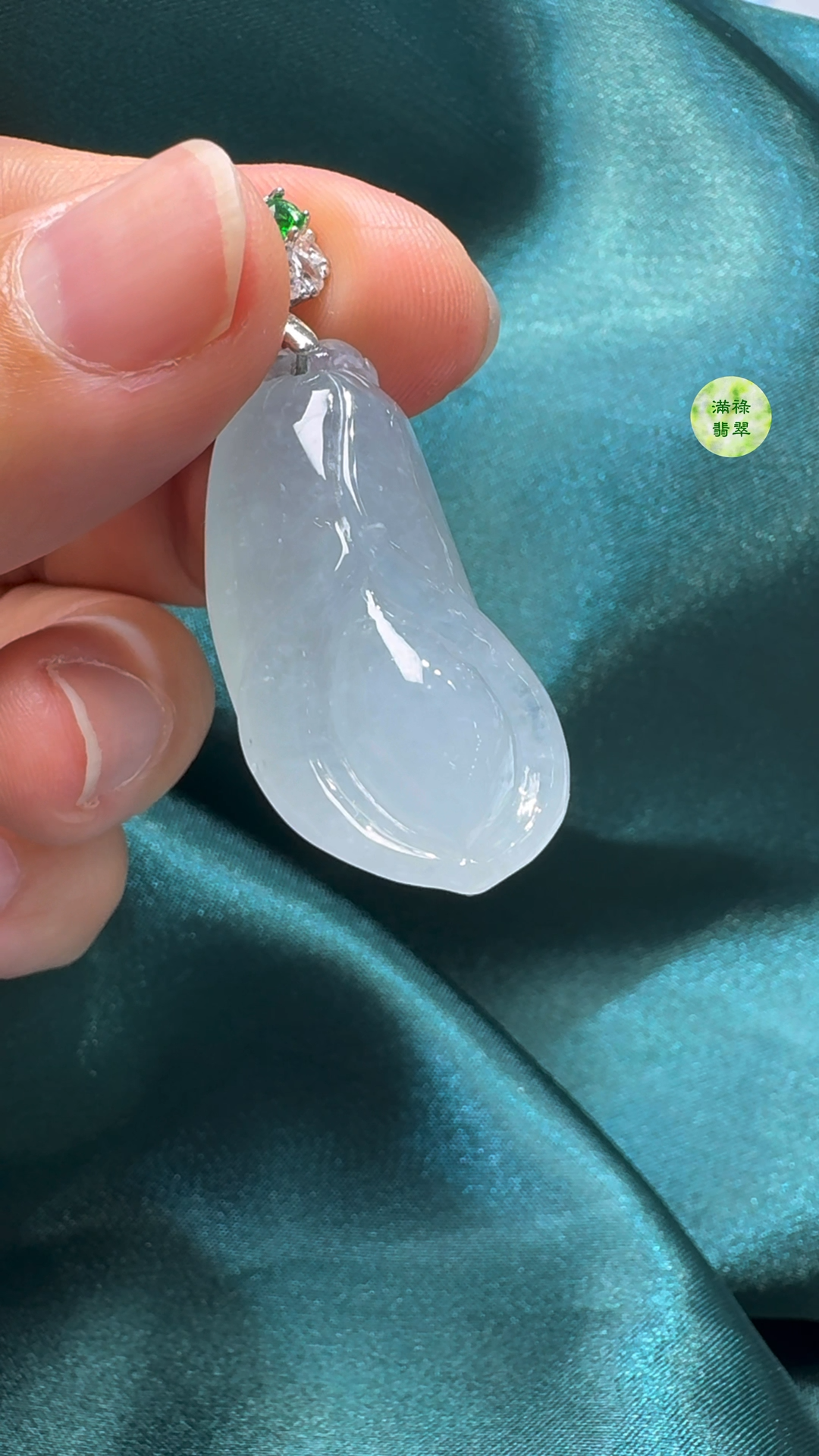 翡翠A貨玉器玉蘭花吊墜 5-17-11mm 4 翡翠A貨玉器玉蘭花吊墜 5-17-11mm - Image 4