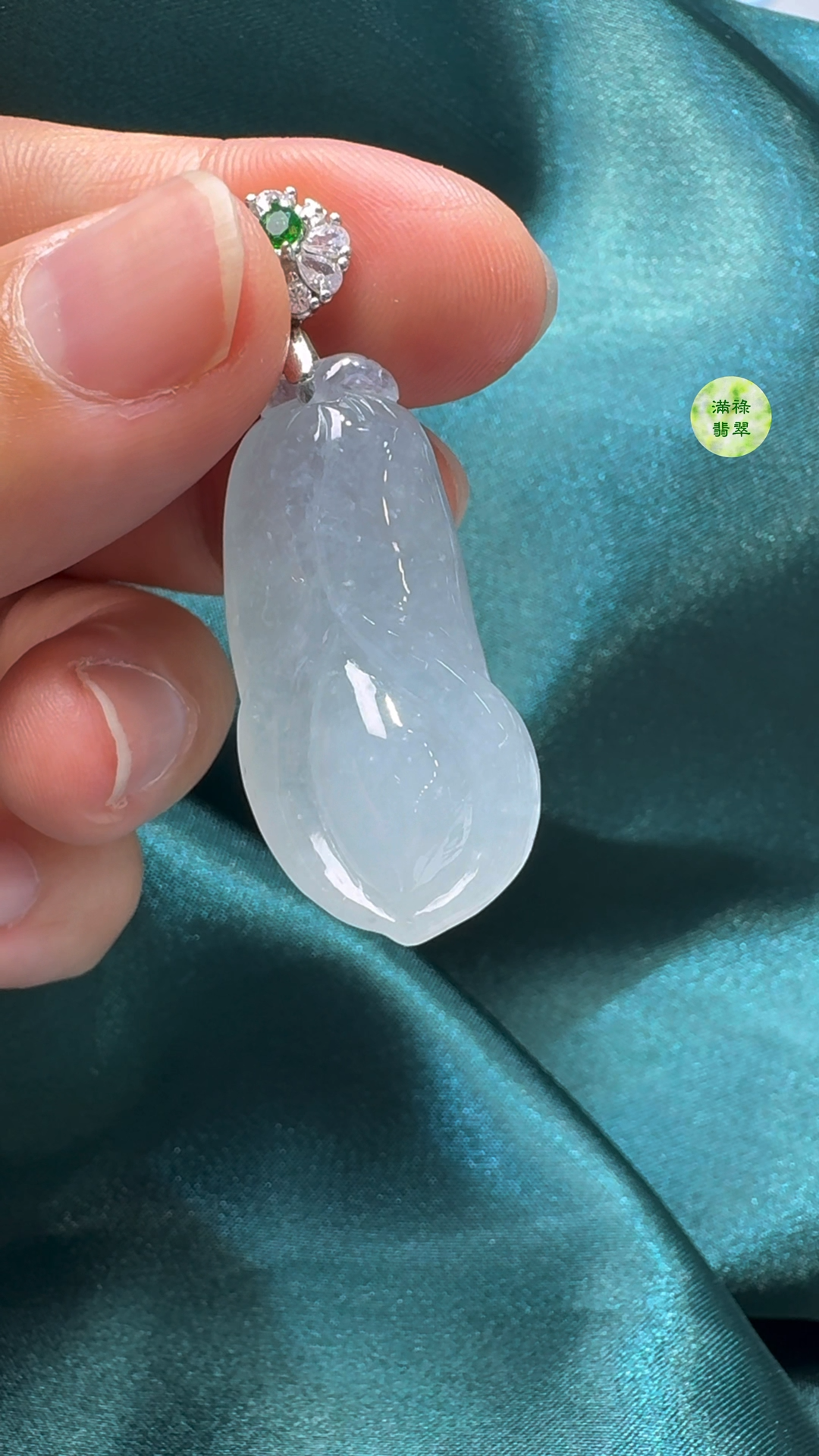 翡翠A貨玉器玉蘭花吊墜 5-17-11mm 5 翡翠A貨玉器玉蘭花吊墜 5-17-11mm - Image 5