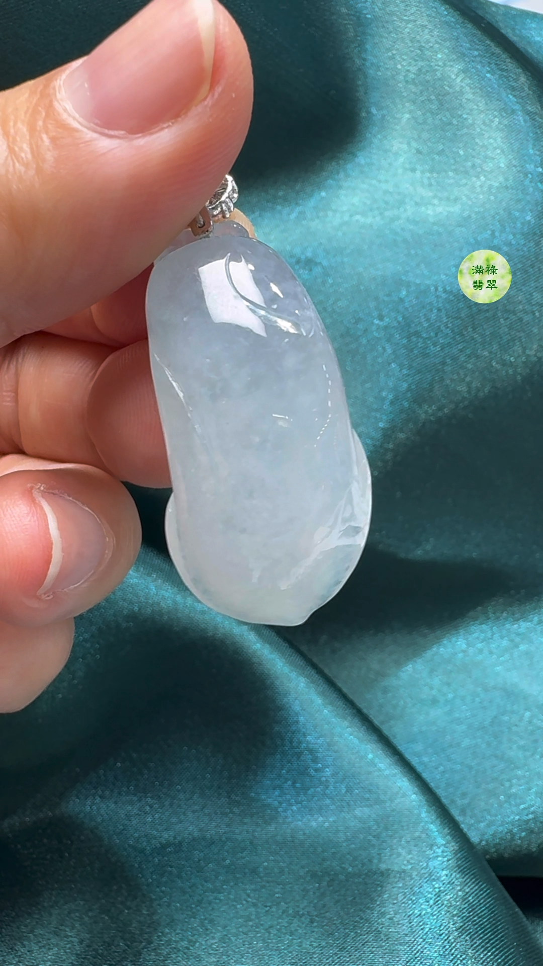 翡翠A貨玉器玉蘭花吊墜 5-17-11mm 6 翡翠A貨玉器玉蘭花吊墜 5-17-11mm - Image 6