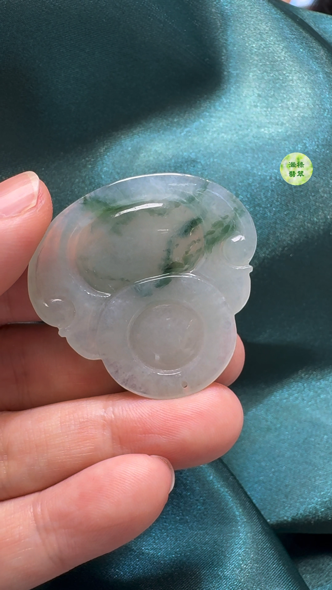 翡翠A貨玉器佛公吊墜 37-38-6mm 9 翡翠A貨玉器佛公吊墜 37-38-6mm - Image 9