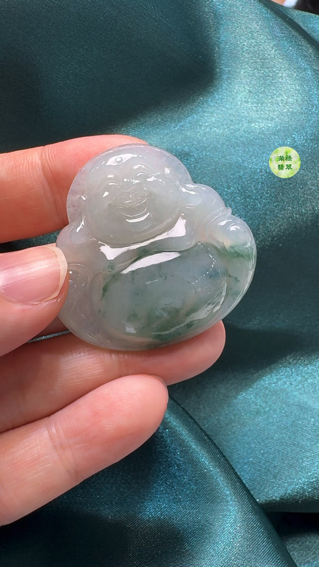 翡翠A貨玉器佛公吊墜 37-38-6mm 7 翡翠A貨玉器佛公吊墜 37-38-6mm - Image 7