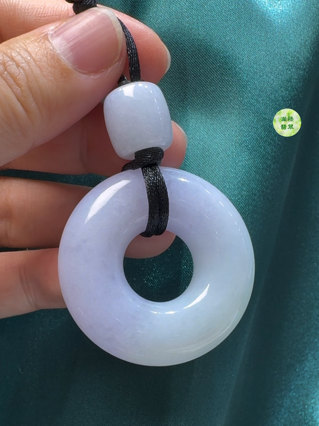 翡翠A貨玉器春彩平安環 直徑42mm厚度13mm 4 翡翠A貨玉器春彩平安環 直徑42mm厚度13mm - Image 4