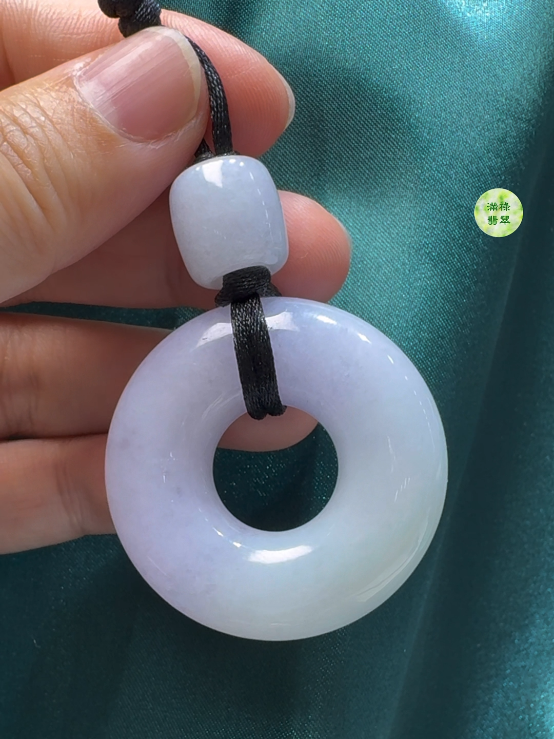 翡翠A貨玉器春彩平安環 直徑42mm厚度13mm 7 翡翠A貨玉器春彩平安環 直徑42mm厚度13mm - Image 7