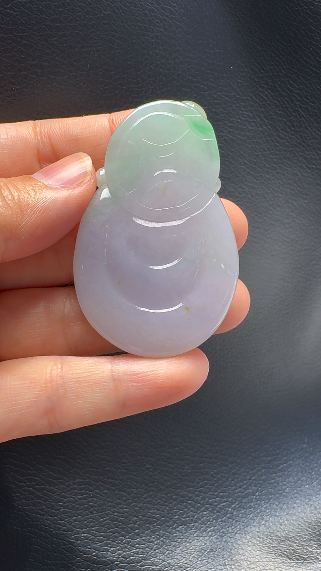 翡翠A貨玉器財神翡翠吊墜 55-36-11mm 9 翡翠A貨玉器財神翡翠吊墜 55-36-11mm - Image 9