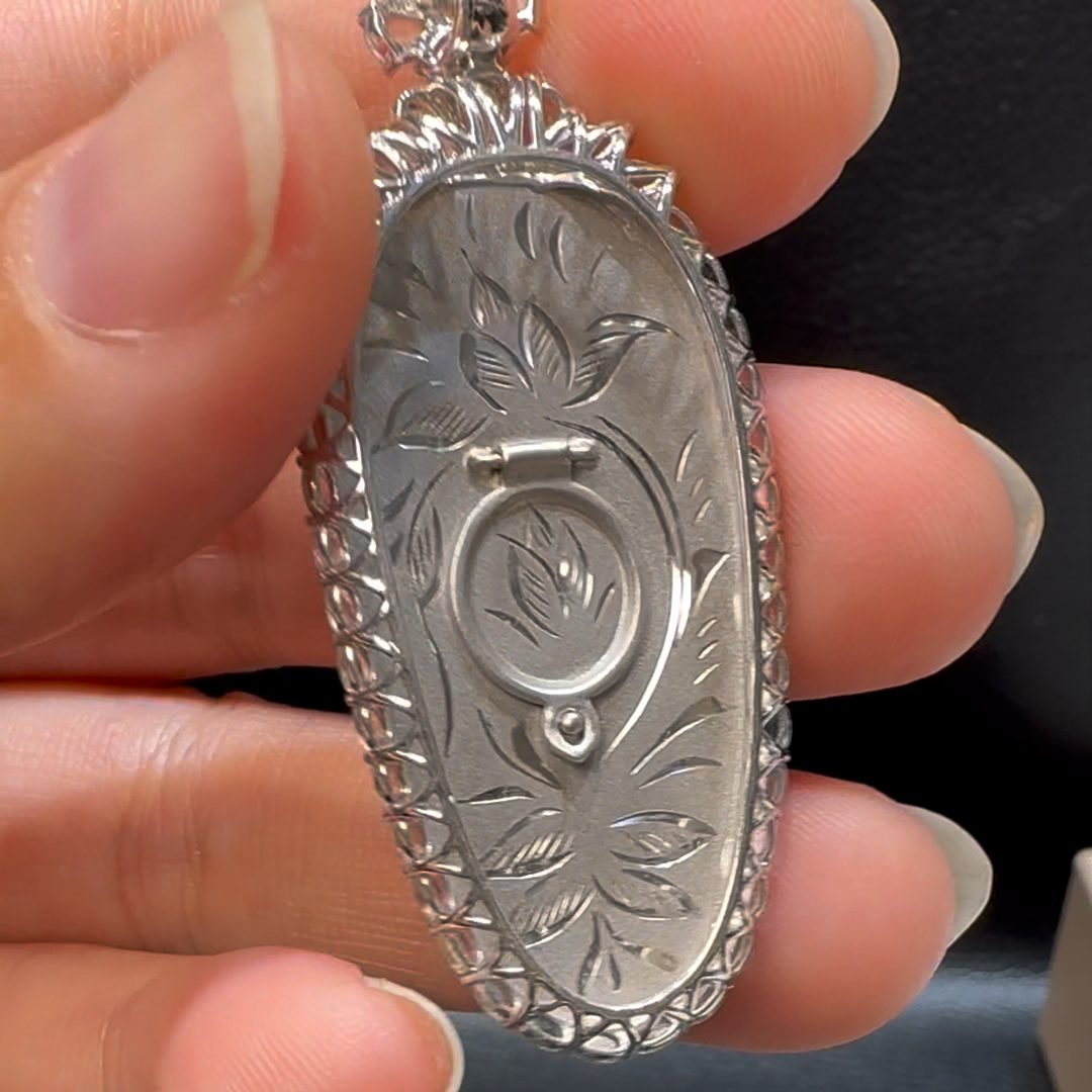 18K翡翠A貨玉器樹葉玉葉翡翠吊墜 整個52-21-8.8mm 7 18K翡翠A貨玉器樹葉玉葉翡翠吊墜 整個52-21-8.8mm - Image 7