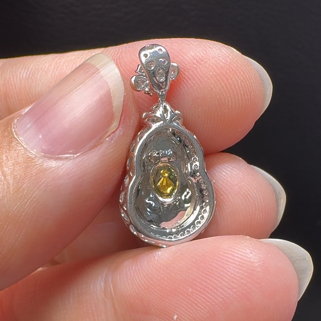 18K翡翠A貨玉器葫蘆翡翠吊墜 整個 23-11-6.8mm 主石12-8.5mm 7 18K翡翠A貨玉器葫蘆翡翠吊墜 整個 23-11-6.8mm 主石12-8.5mm - Image 7