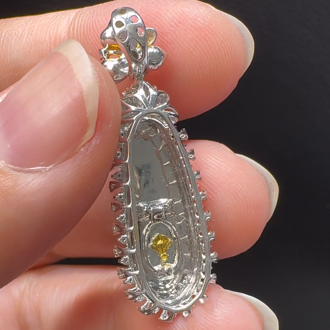 18K翡翠A貨玉器福豆翡翠吊墜 整個35-11-8mm 主石21-8mm 7 18K翡翠A貨玉器福豆翡翠吊墜 整個35-11-8mm 主石21-8mm - Image 7