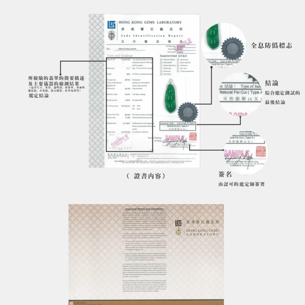 香港翡翠鑑定證書 增值服務 - 提升信心、確保品質