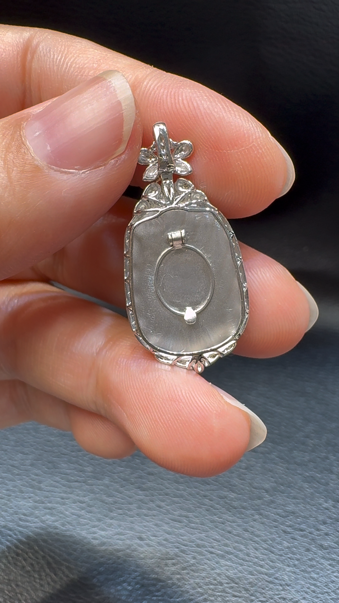 18K翡翠A貨玉器如意翡翠吊墜 整個 36-12-7.5mm 6 18K翡翠A貨玉器如意翡翠吊墜 整個 36-12-7.5mm - Image 6