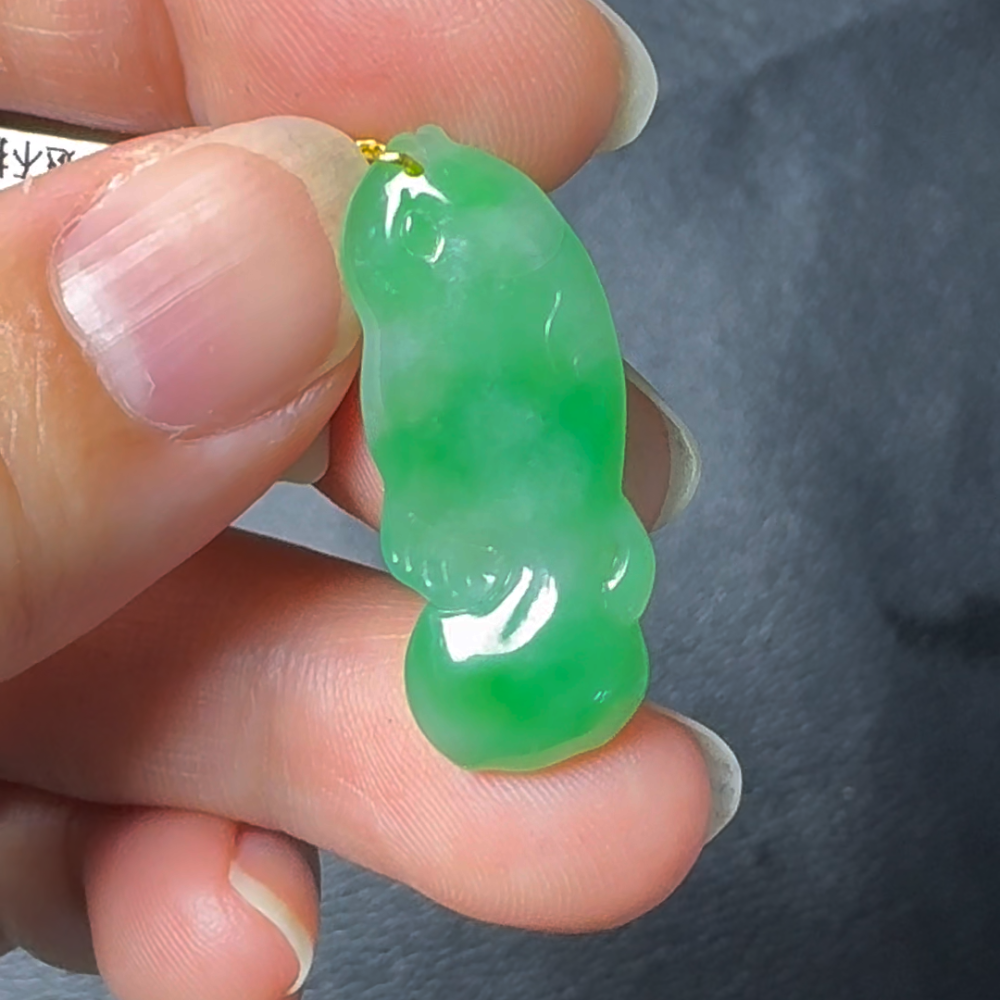 翡翠直播#34 - 翡翠年年有魚吊墜