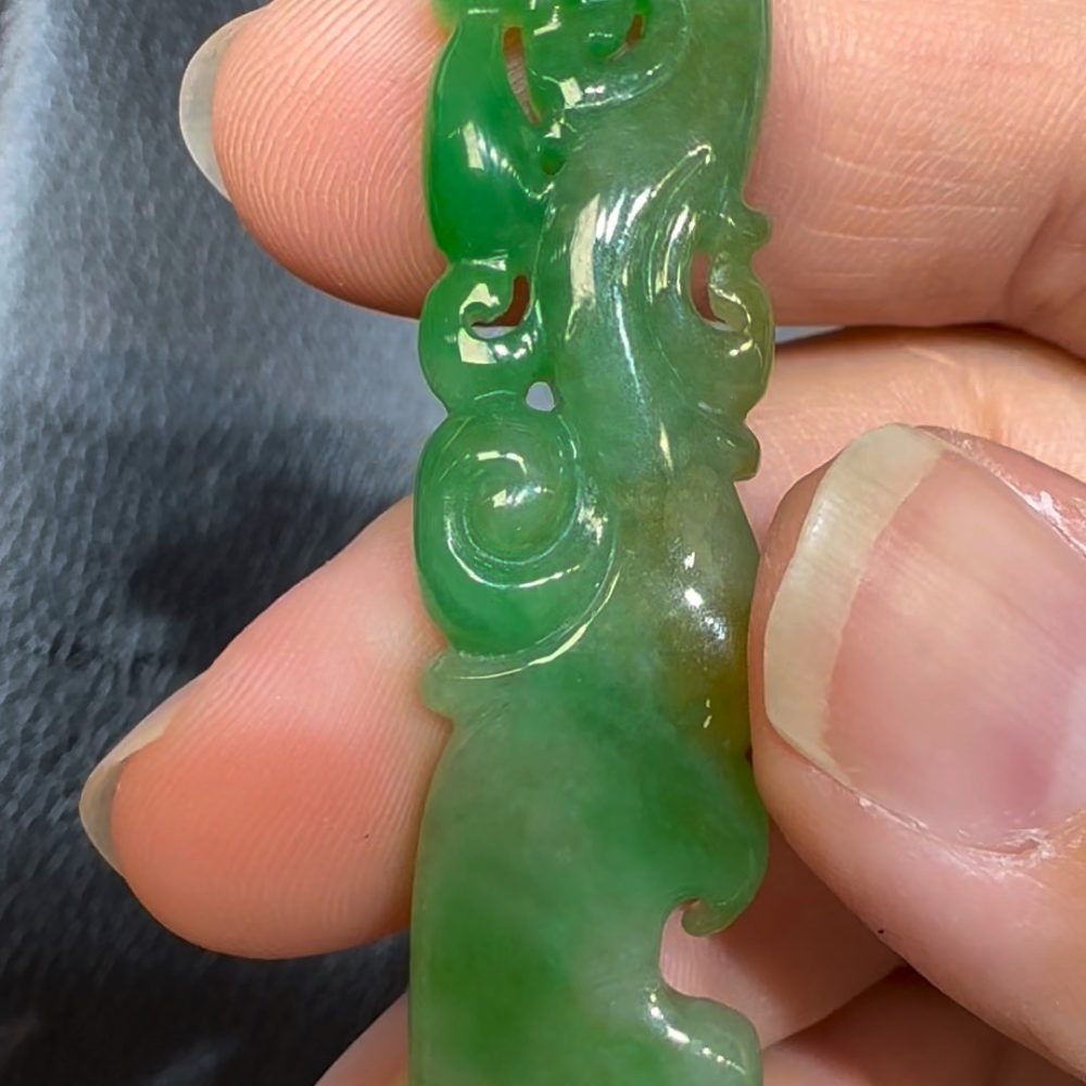 翡翠直播商品#79 - 翡翠府上有龍牌吊墜