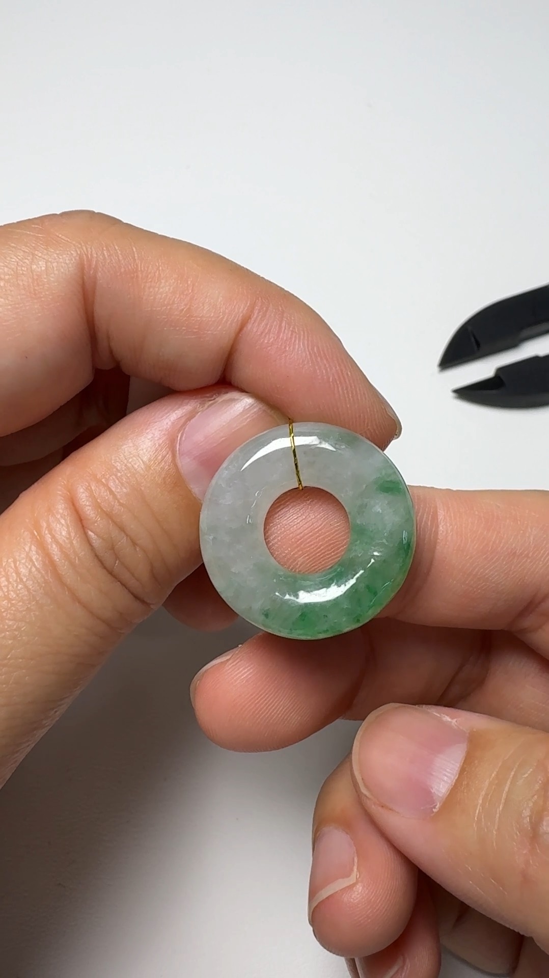 翡翠直播商品#137-平安扣平安環翡翠吊墜 7 翡翠直播商品#137-平安扣平安環翡翠吊墜 - Image 7