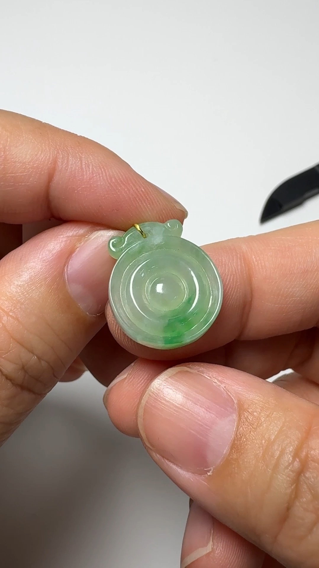 翡翠直播商品#141-仿古平安扣懷古翡翠吊墜 1 翡翠直播商品#141-仿古平安扣懷古翡翠吊墜