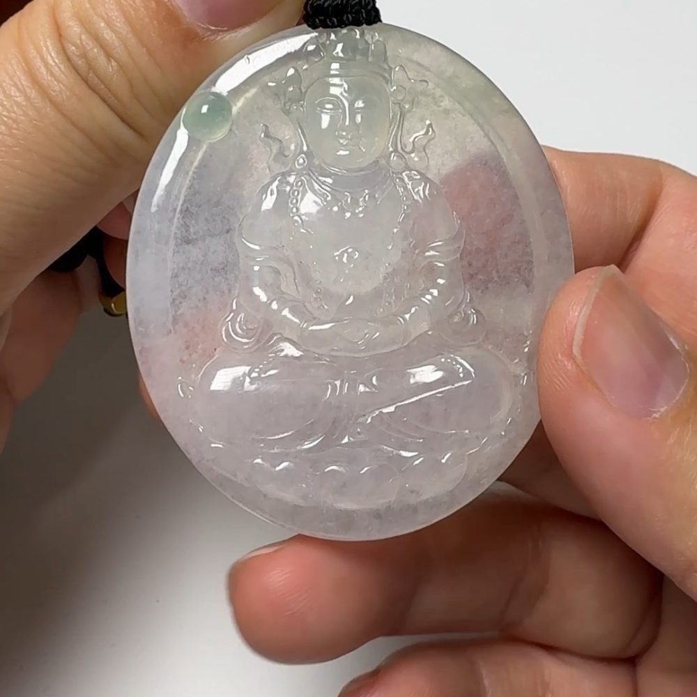 翡翠直播商品#158-度母觀音翡翠吊墜