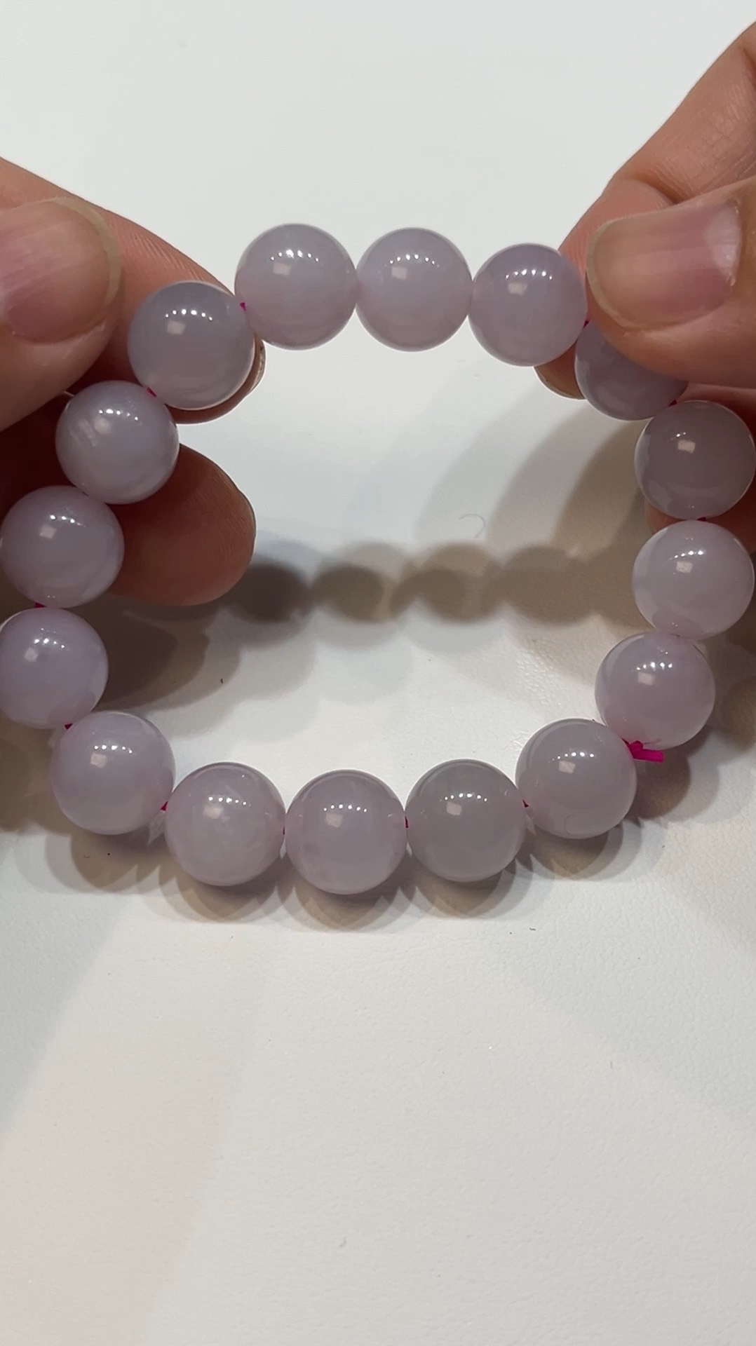 翡翠直播商品#186-女裝紫羅蘭圓珠翡翠手串 2 翡翠直播商品#186-女裝紫羅蘭圓珠翡翠手串 - Image 2