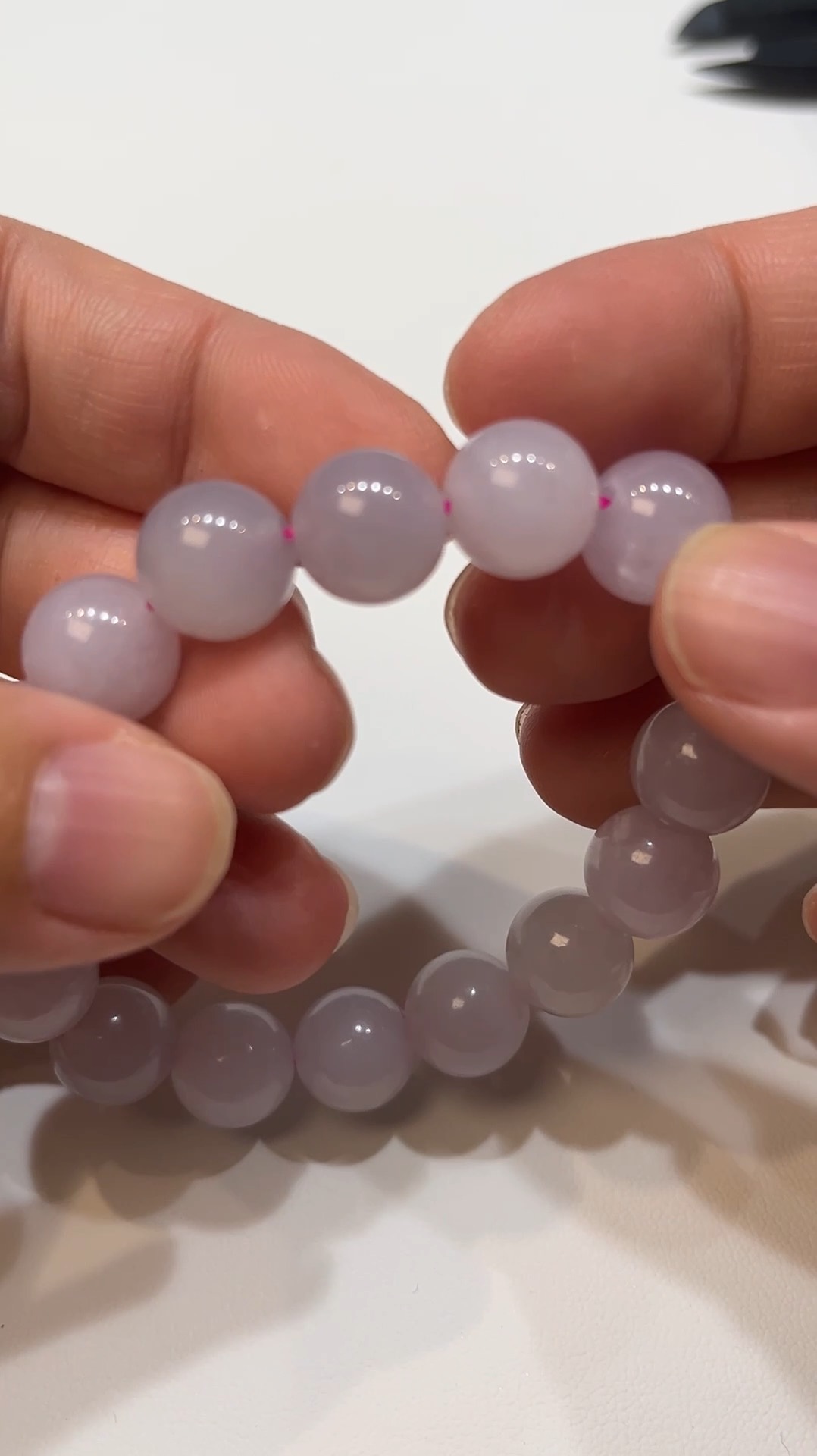 翡翠直播商品#186-女裝紫羅蘭圓珠翡翠手串 3 翡翠直播商品#186-女裝紫羅蘭圓珠翡翠手串 - Image 3