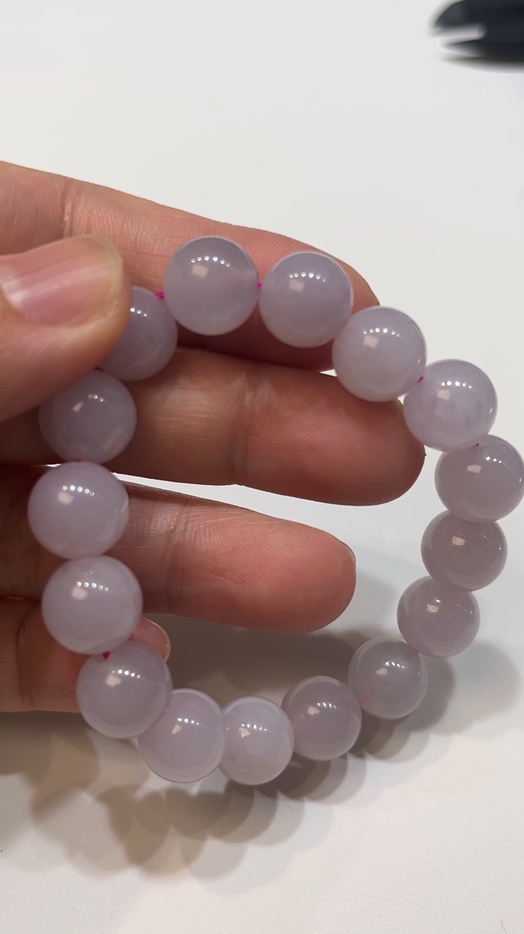 翡翠直播商品#186-女裝紫羅蘭圓珠翡翠手串 5 翡翠直播商品#186-女裝紫羅蘭圓珠翡翠手串 - Image 5