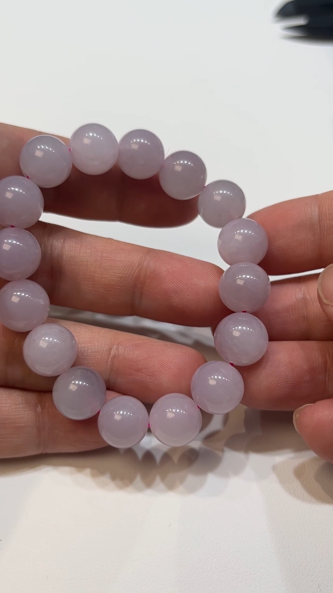 翡翠直播商品#186-女裝紫羅蘭圓珠翡翠手串 4 翡翠直播商品#186-女裝紫羅蘭圓珠翡翠手串 - Image 4