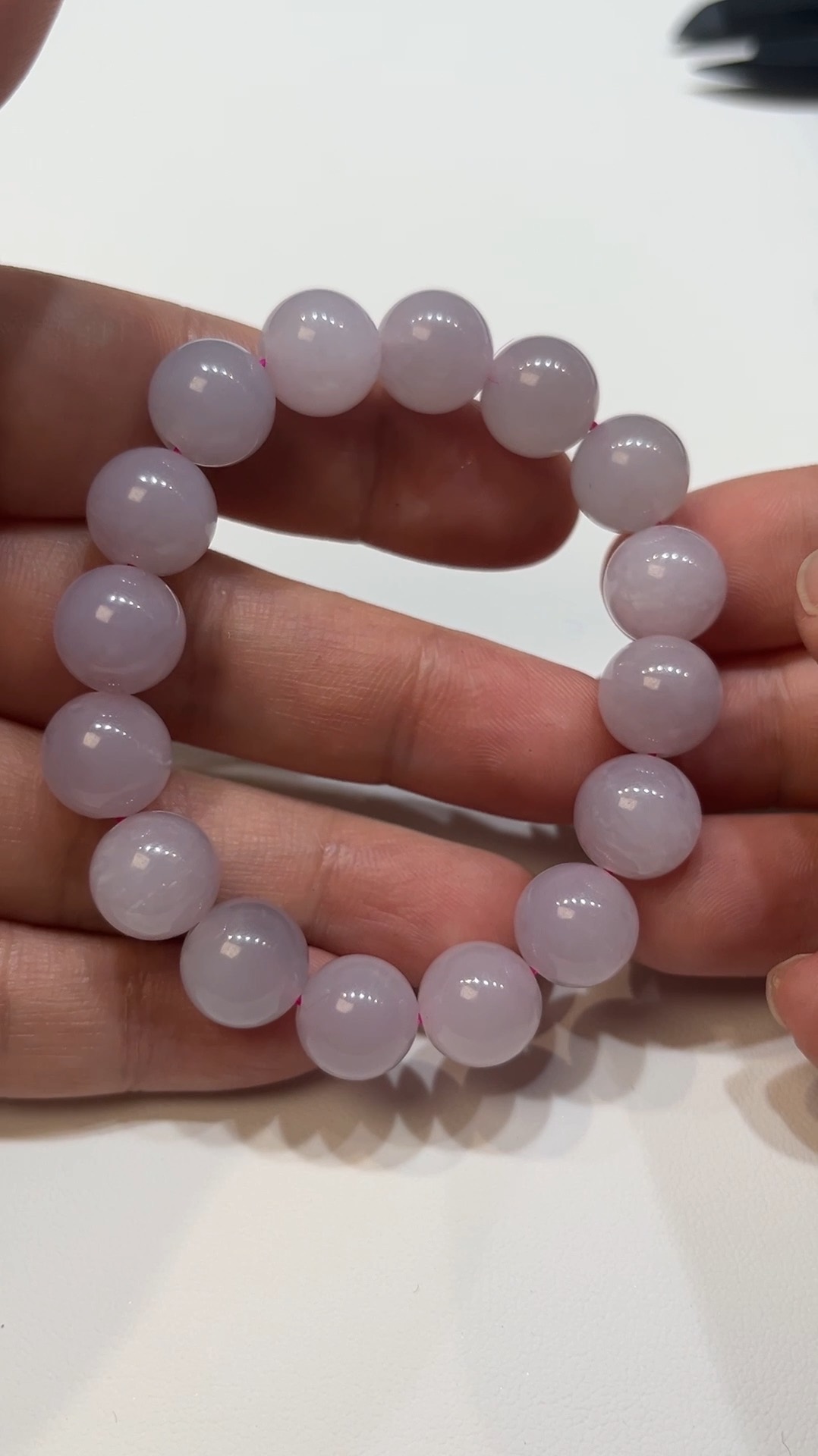 翡翠直播商品#186-女裝紫羅蘭圓珠翡翠手串 6 翡翠直播商品#186-女裝紫羅蘭圓珠翡翠手串 - Image 6