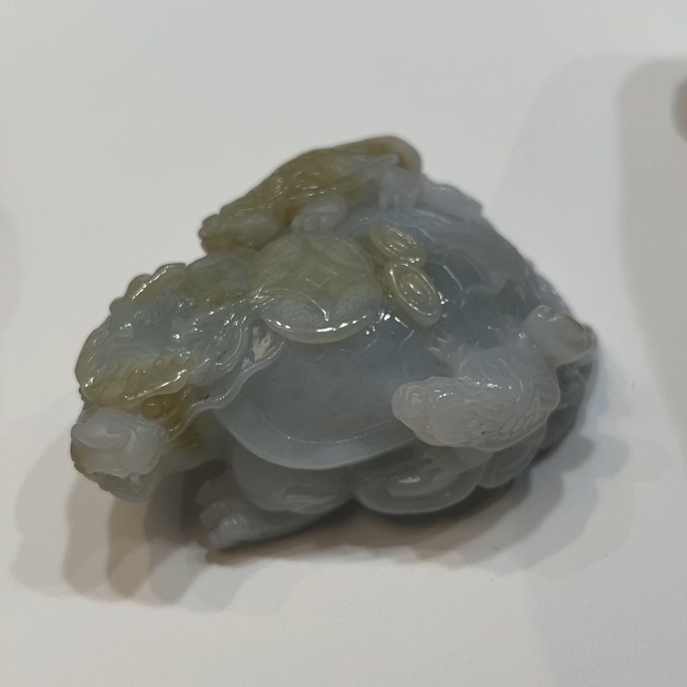 翡翠直播商品#189-鎮宅神獸龍龜擺件