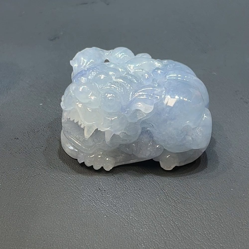 翡翠直播商品#232-紫羅蘭立體貔貅吊墜