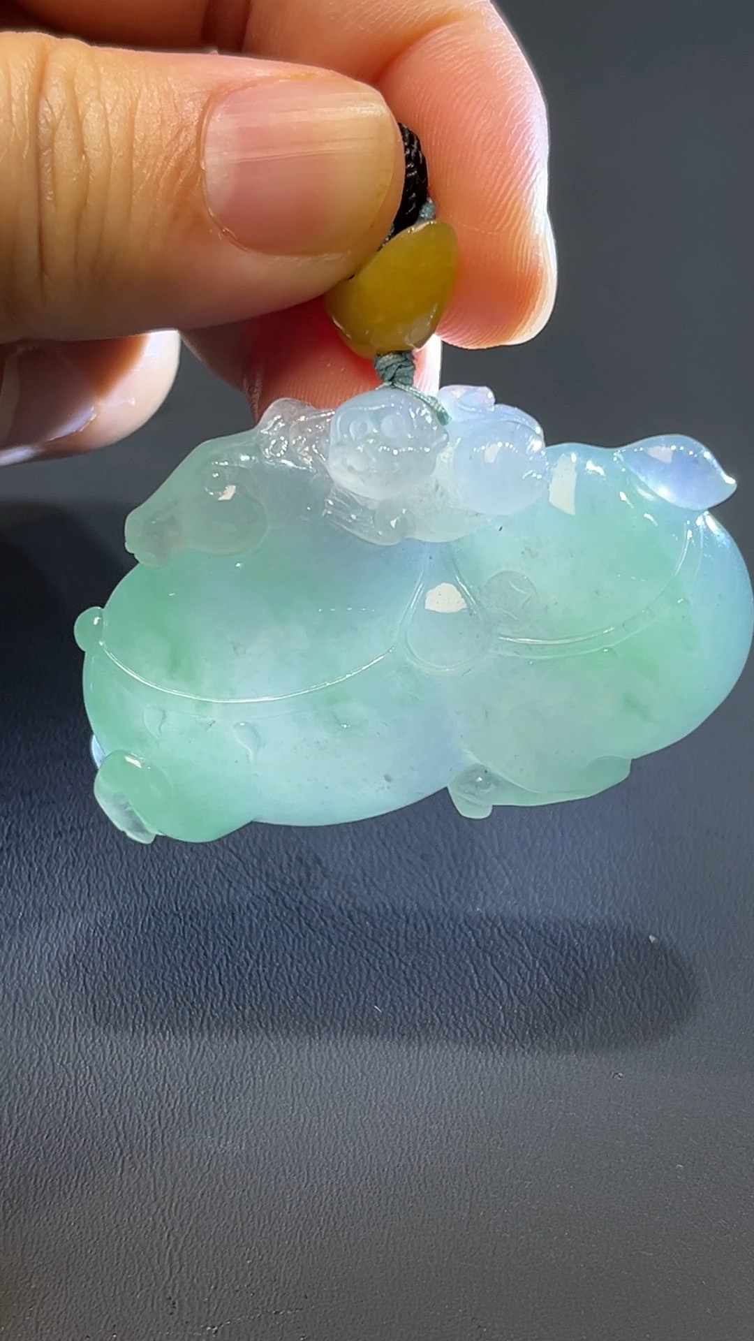 翡翠直播商品#228-唐馬馬上封侯馬上有錢吊墜 2 翡翠直播商品#228-唐馬馬上封侯馬上有錢吊墜 - Image 2