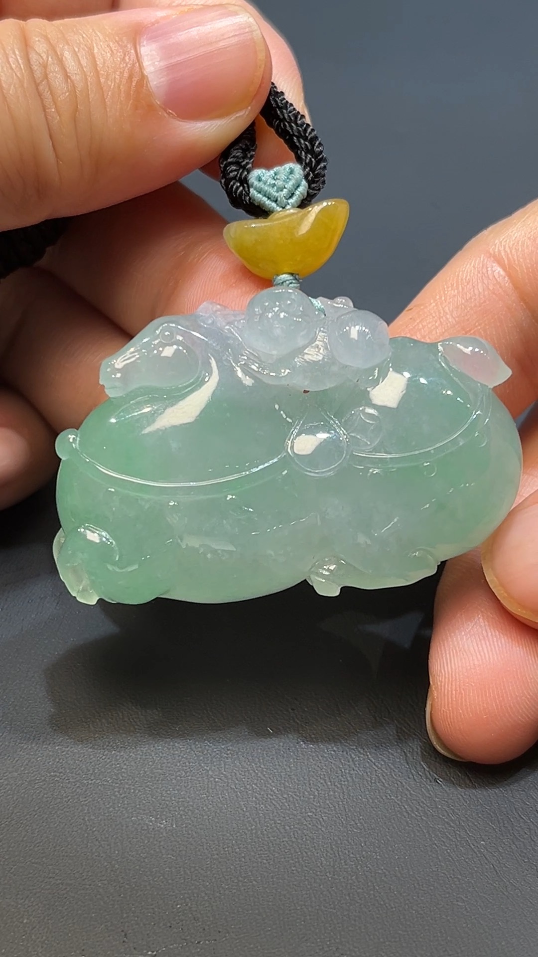 翡翠直播商品#228-唐馬馬上封侯馬上有錢吊墜 1 翡翠直播商品#228-唐馬馬上封侯馬上有錢吊墜