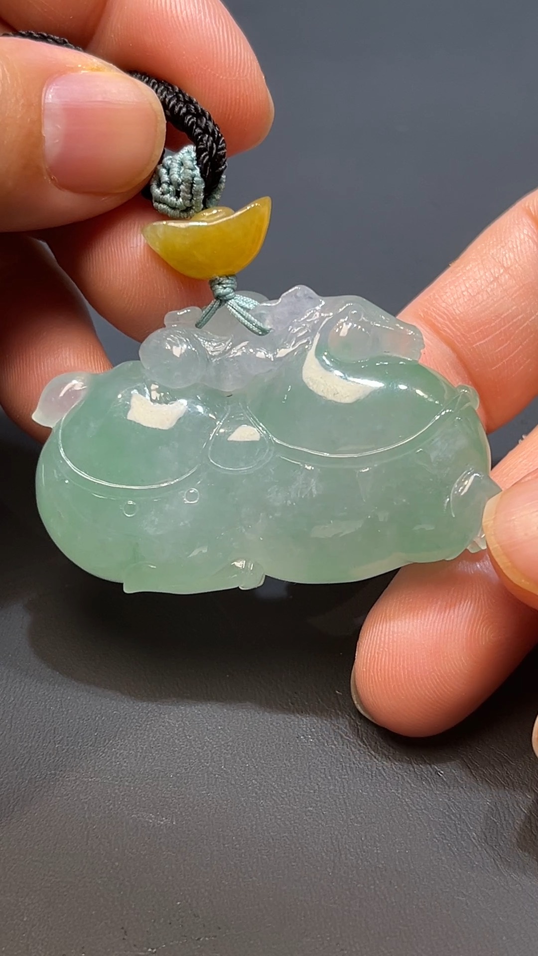 翡翠直播商品#228-唐馬馬上封侯馬上有錢吊墜 6 翡翠直播商品#228-唐馬馬上封侯馬上有錢吊墜 - Image 6