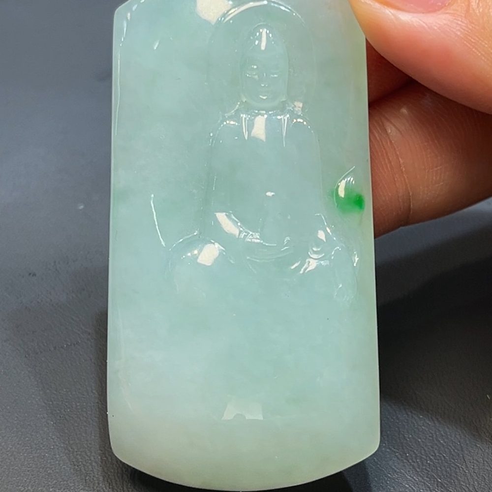 翡翠直播商品#229-翡翠觀音吊墜