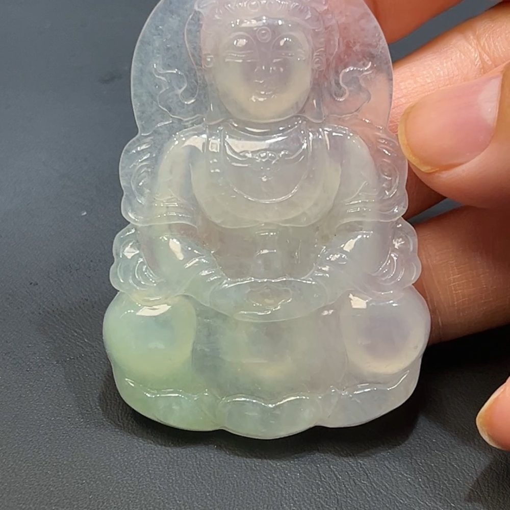 翡翠直播商品#234-翡翠度母觀音吊墜
