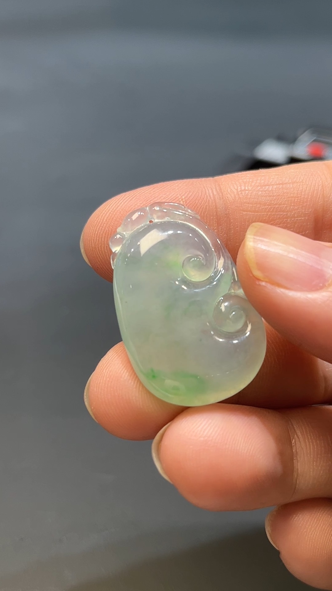 翡翠玉器天然A級翡翠如意吊墜 翡翠直播商品#243 2 翡翠玉器天然A級翡翠如意吊墜 翡翠直播商品#243 - Image 2