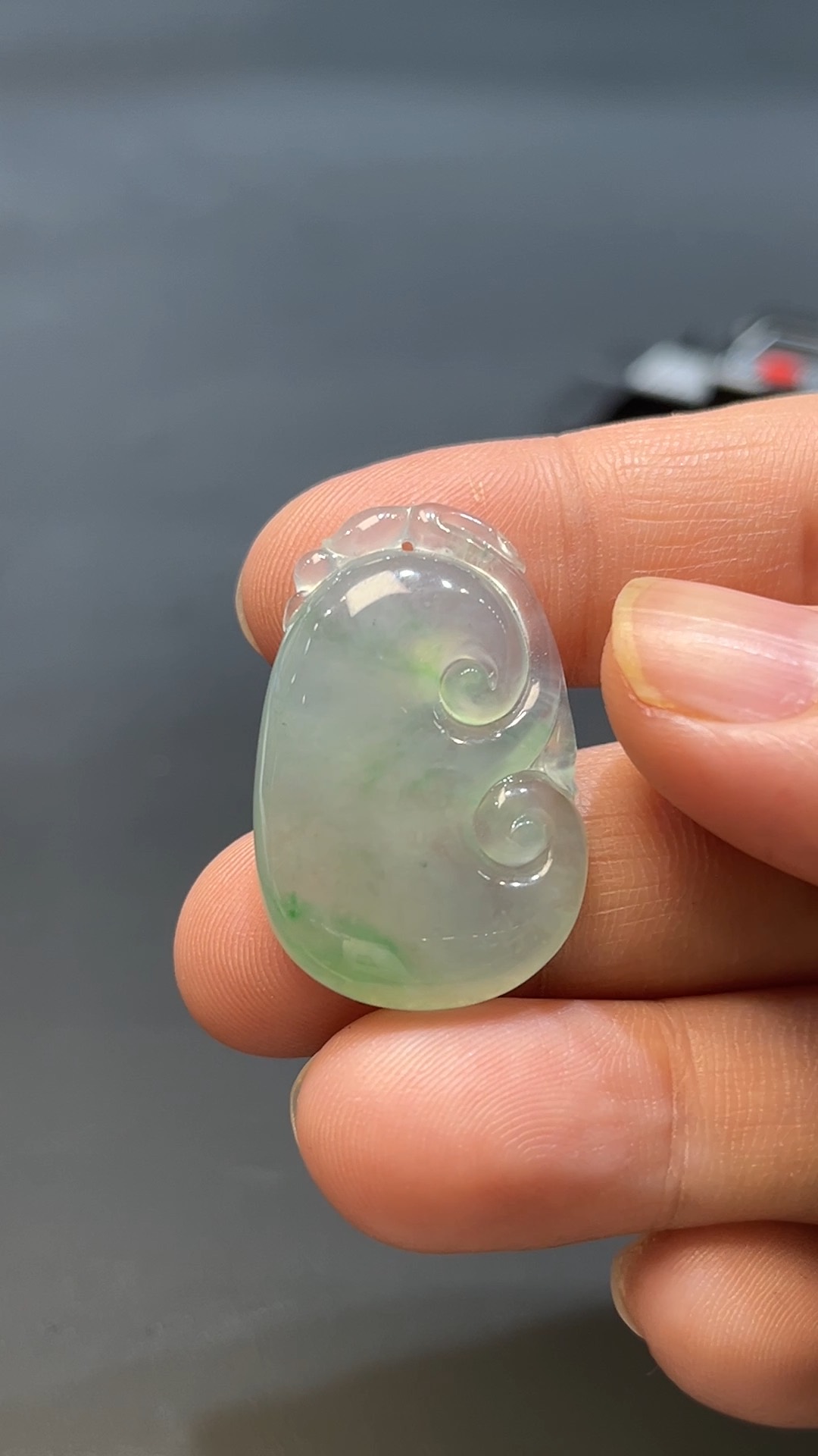 翡翠玉器天然A級翡翠如意吊墜 翡翠直播商品#243 3 翡翠玉器天然A級翡翠如意吊墜 翡翠直播商品#243 - Image 3