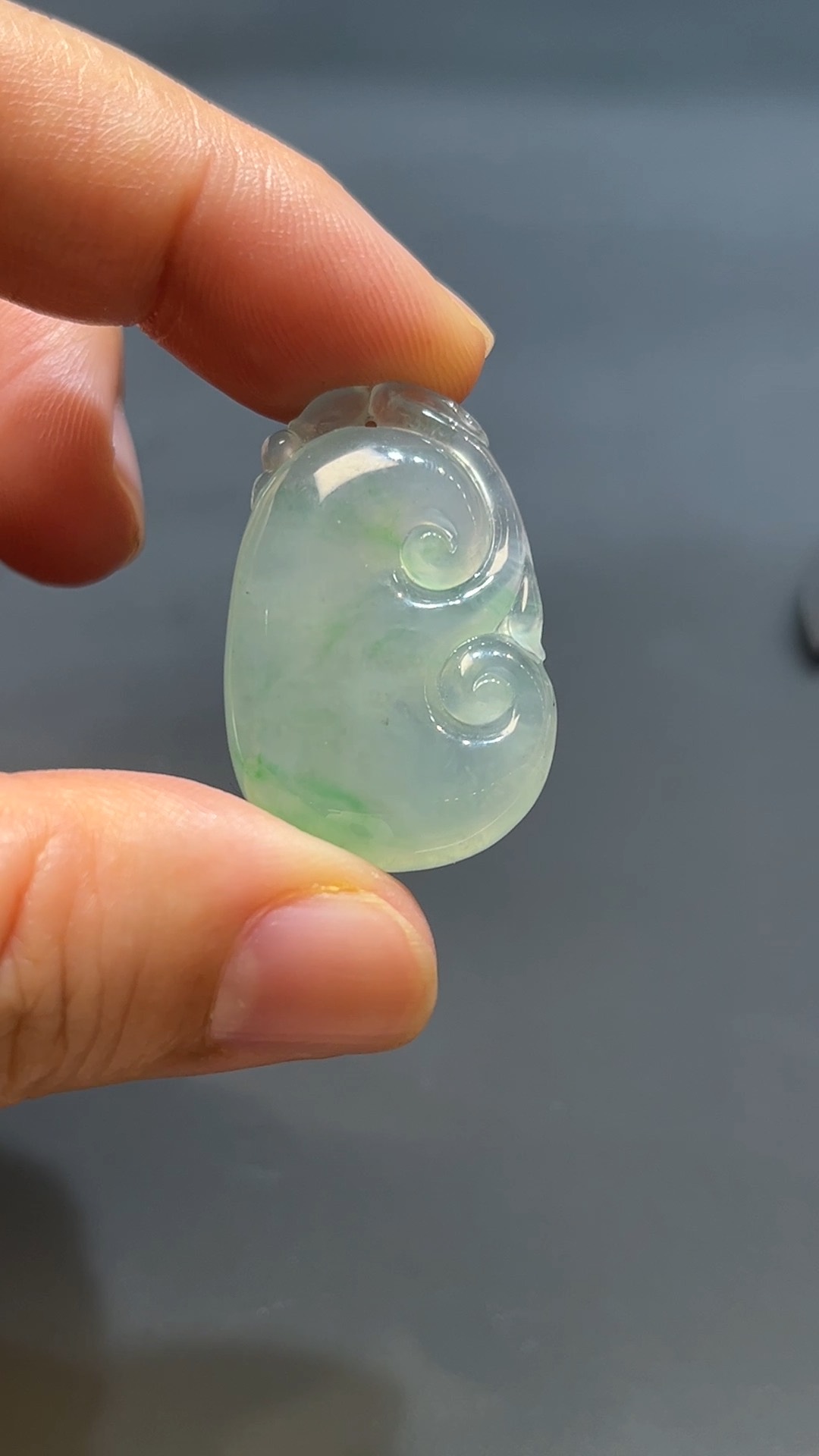 翡翠玉器天然A級翡翠如意吊墜 翡翠直播商品#243 6 翡翠玉器天然A級翡翠如意吊墜 翡翠直播商品#243 - Image 6