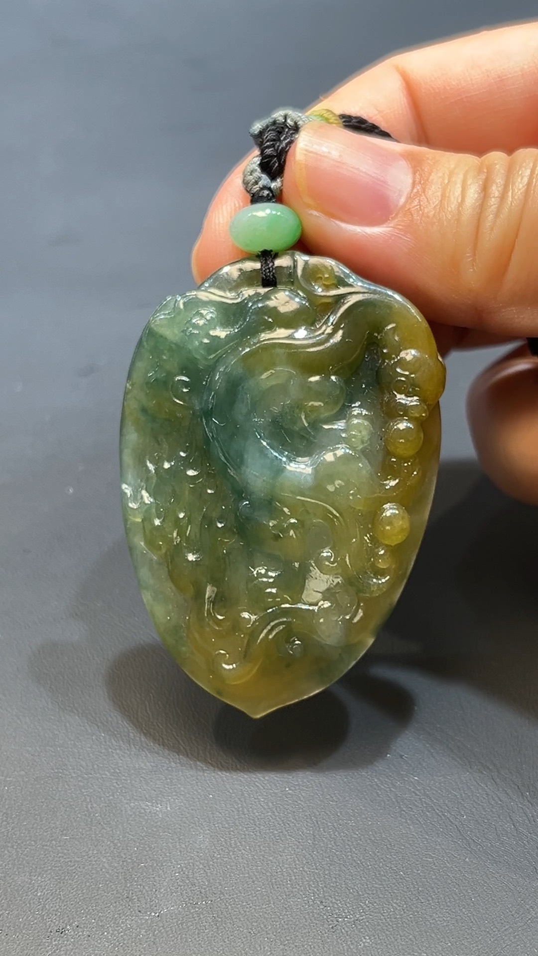 翡翠玉器天然A級翡翠雙彩仿古吊墜 翡翠直播#245 6 翡翠玉器天然A級翡翠雙彩仿古吊墜 翡翠直播#245 - Image 6