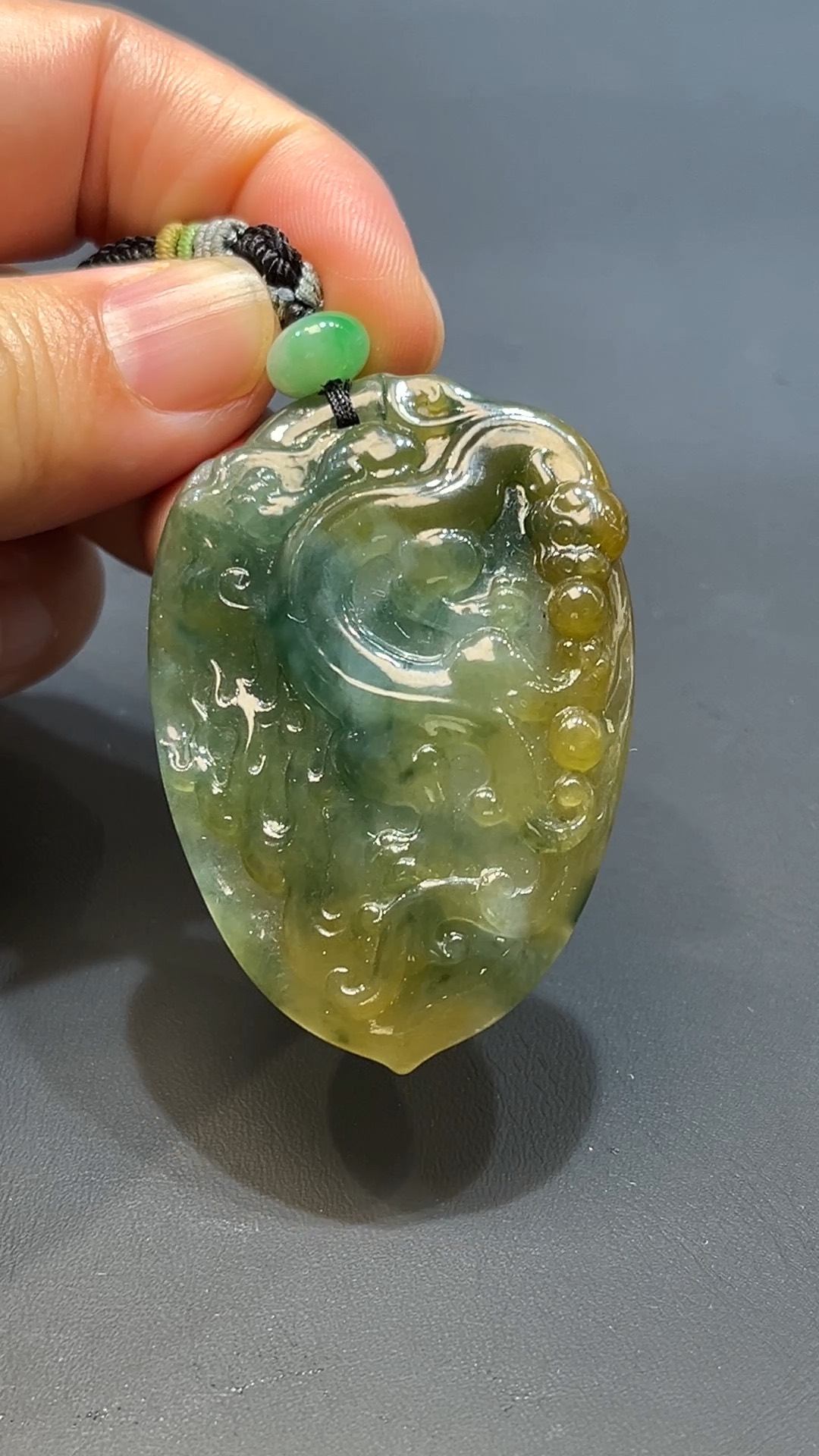 翡翠玉器天然A級翡翠雙彩仿古吊墜 翡翠直播#245 7 翡翠玉器天然A級翡翠雙彩仿古吊墜 翡翠直播#245 - Image 7