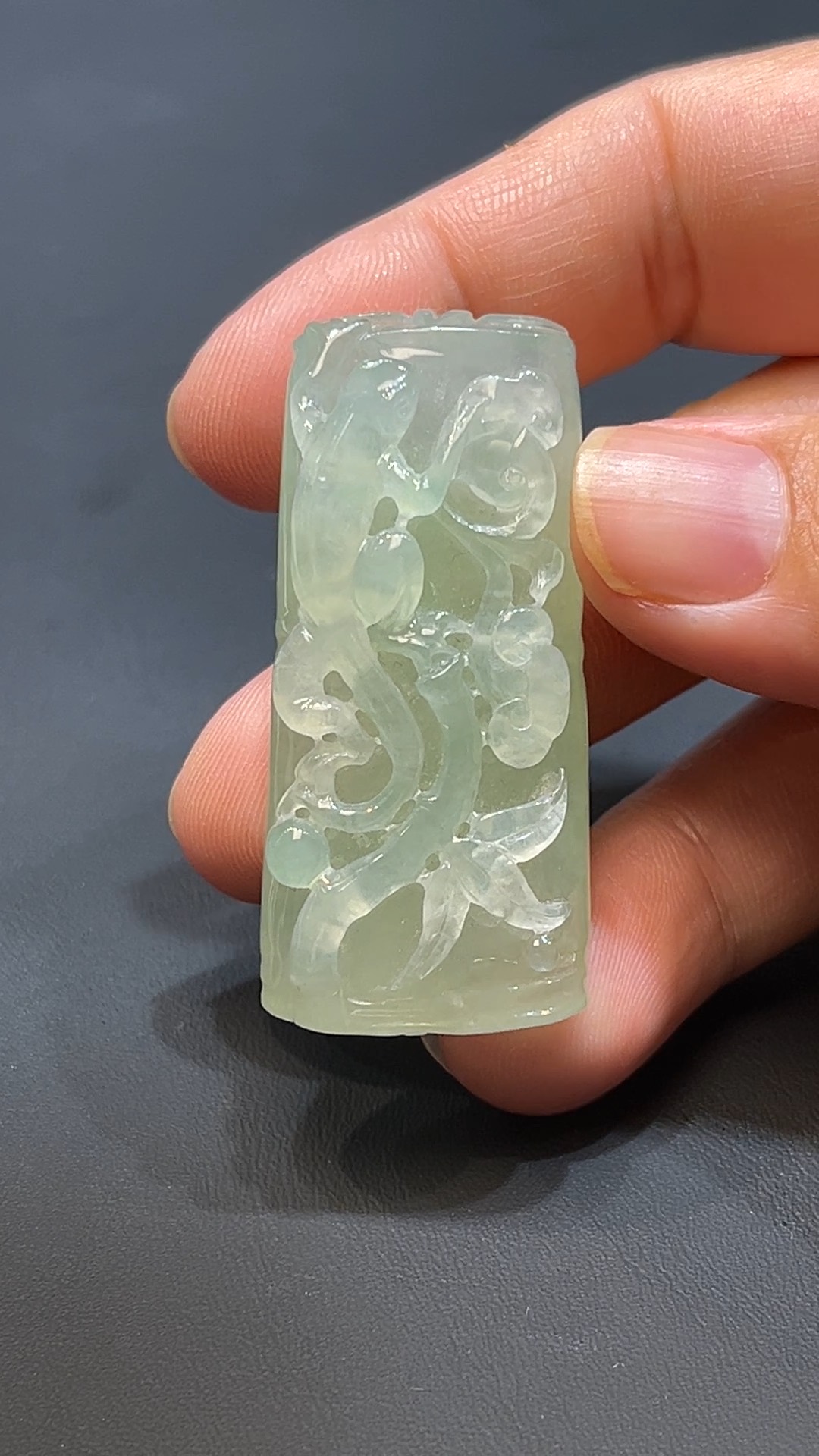 翡翠玉器天然A級翡翠竹節吊墜 翡翠直播#251 1 翡翠玉器天然A級翡翠竹節吊墜 翡翠直播#251