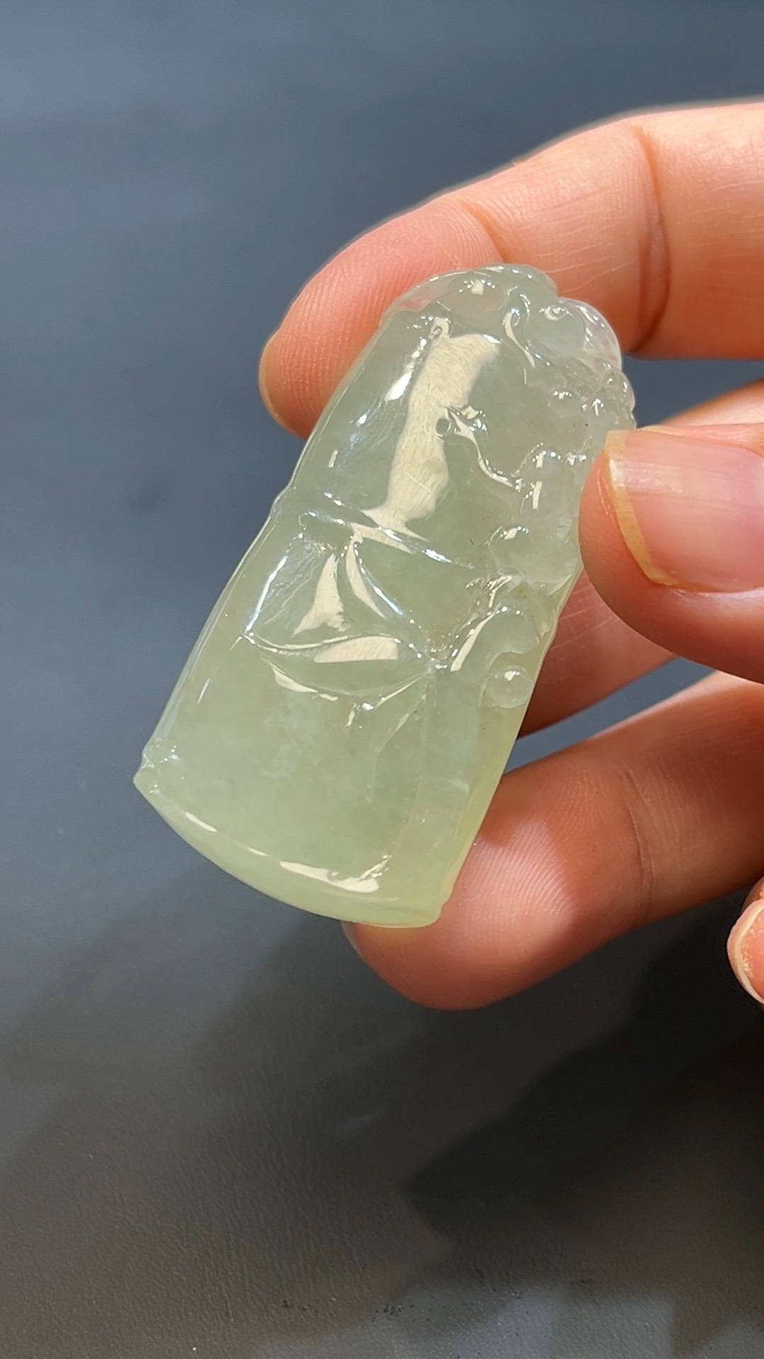 翡翠玉器天然A級翡翠竹節吊墜 翡翠直播#251 3 翡翠玉器天然A級翡翠竹節吊墜 翡翠直播#251 - Image 3