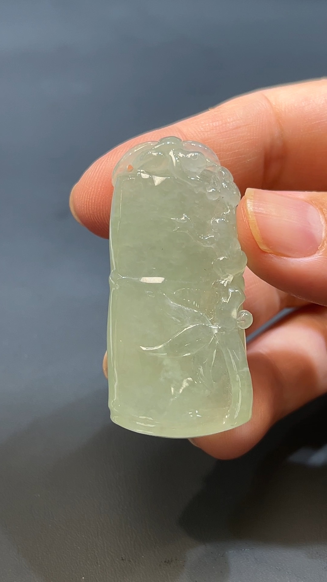 翡翠玉器天然A級翡翠竹節吊墜 翡翠直播#251 6 翡翠玉器天然A級翡翠竹節吊墜 翡翠直播#251 - Image 6