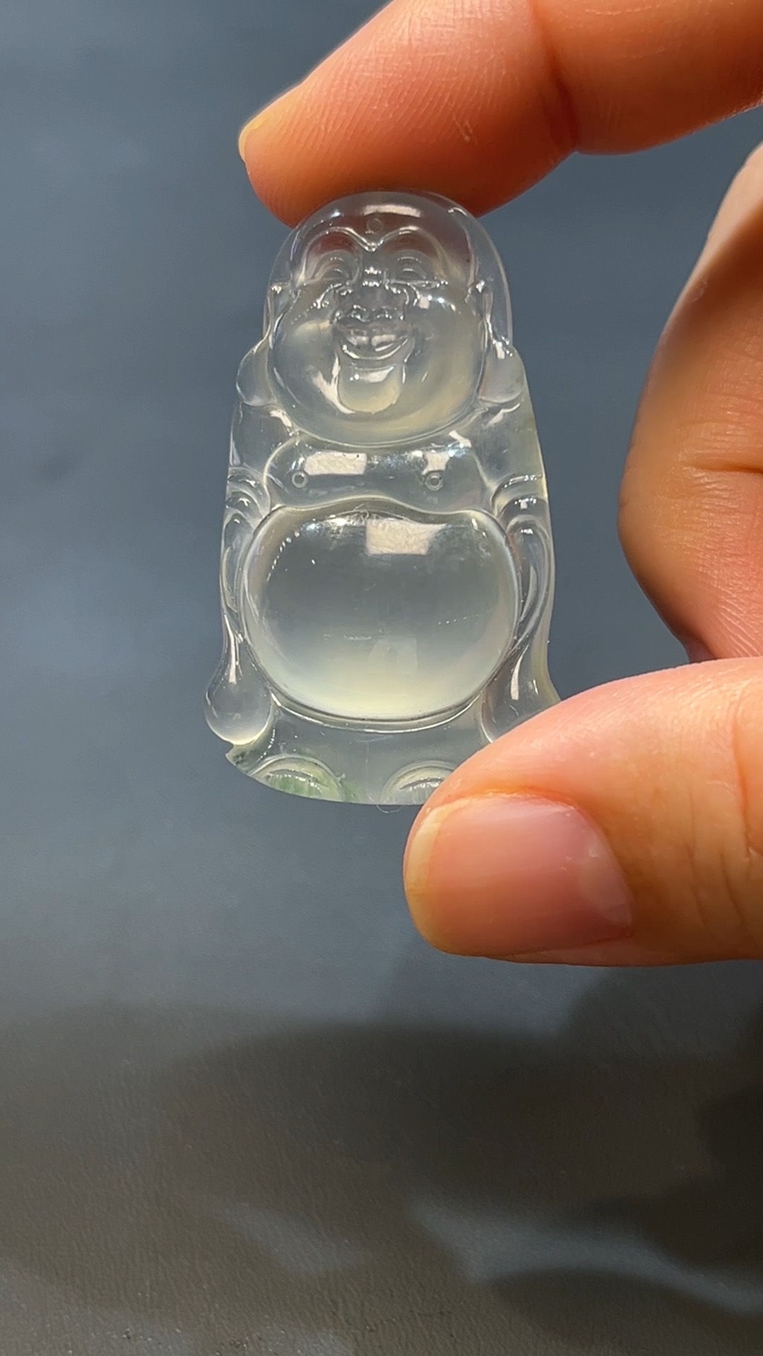 翡翠玉器天然A級翡翠彌勒佛站佛公吊墜 翡翠直播#255 6 翡翠玉器天然A級翡翠彌勒佛站佛公吊墜 翡翠直播#255 - Image 6