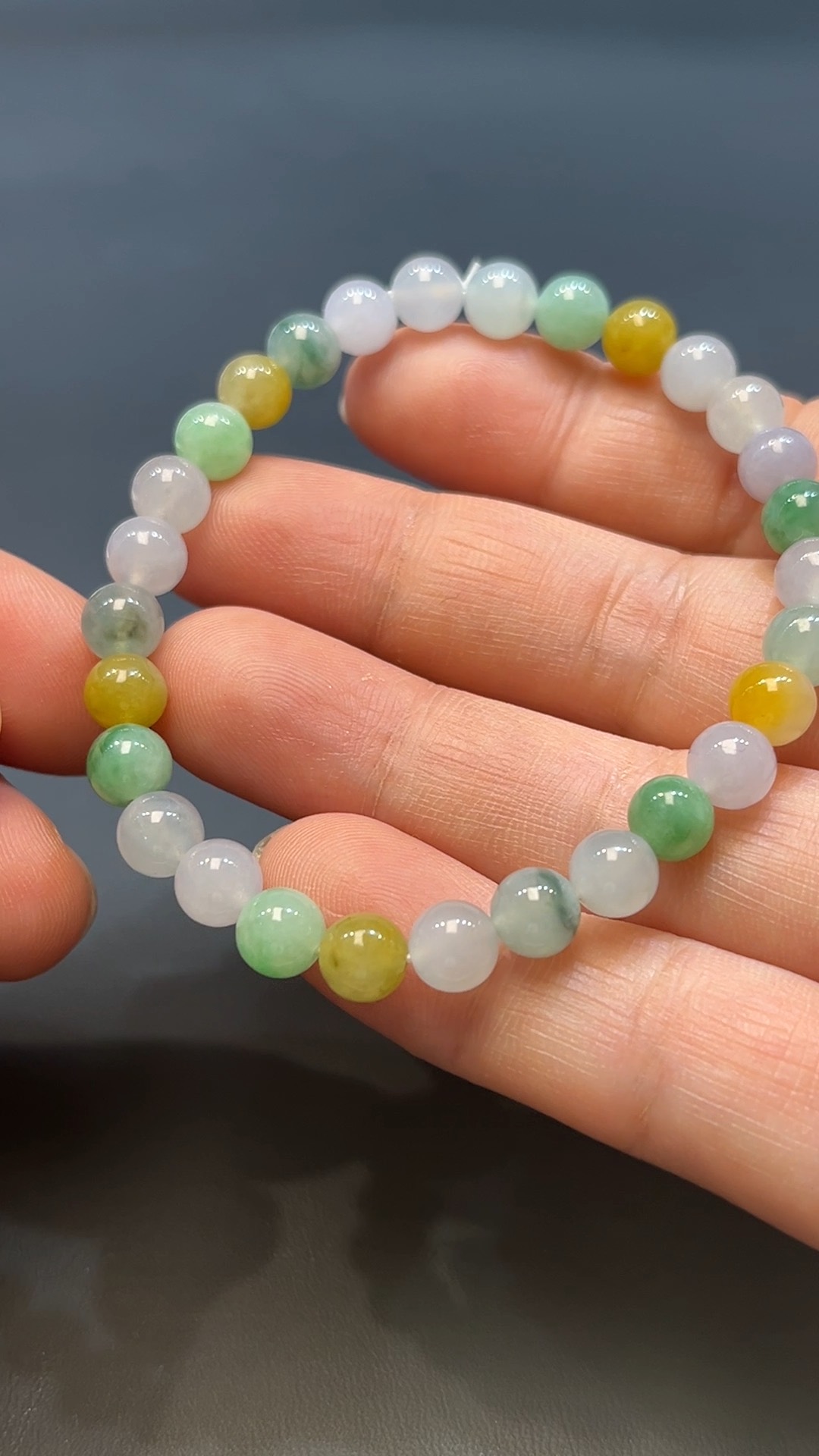 翡翠玉器天然A級翡翠多寶手串 翡翠直播#260 6 翡翠玉器天然A級翡翠多寶手串 翡翠直播#260 - Image 6