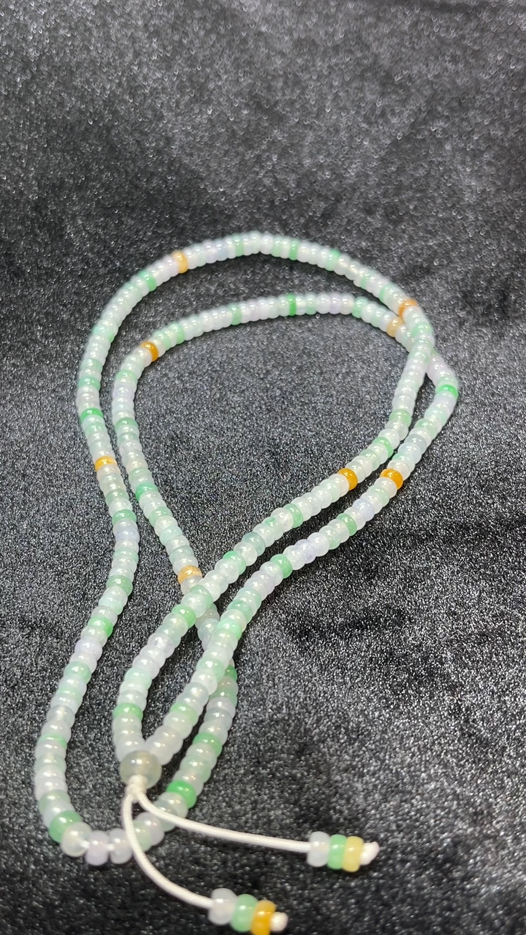 天然A級翡翠 多彩盈財|算盤珠項鏈 翡翠直播#266 5 天然A級翡翠 多彩盈財|算盤珠項鏈 翡翠直播#266 - Image 5