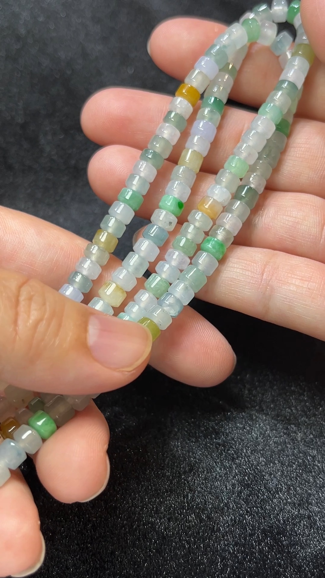 天然A級翡翠 元氣色系|巴胺桶珠項鏈 翡翠直播#267 6 天然A級翡翠 元氣色系|巴胺桶珠項鏈 翡翠直播#267 - Image 6