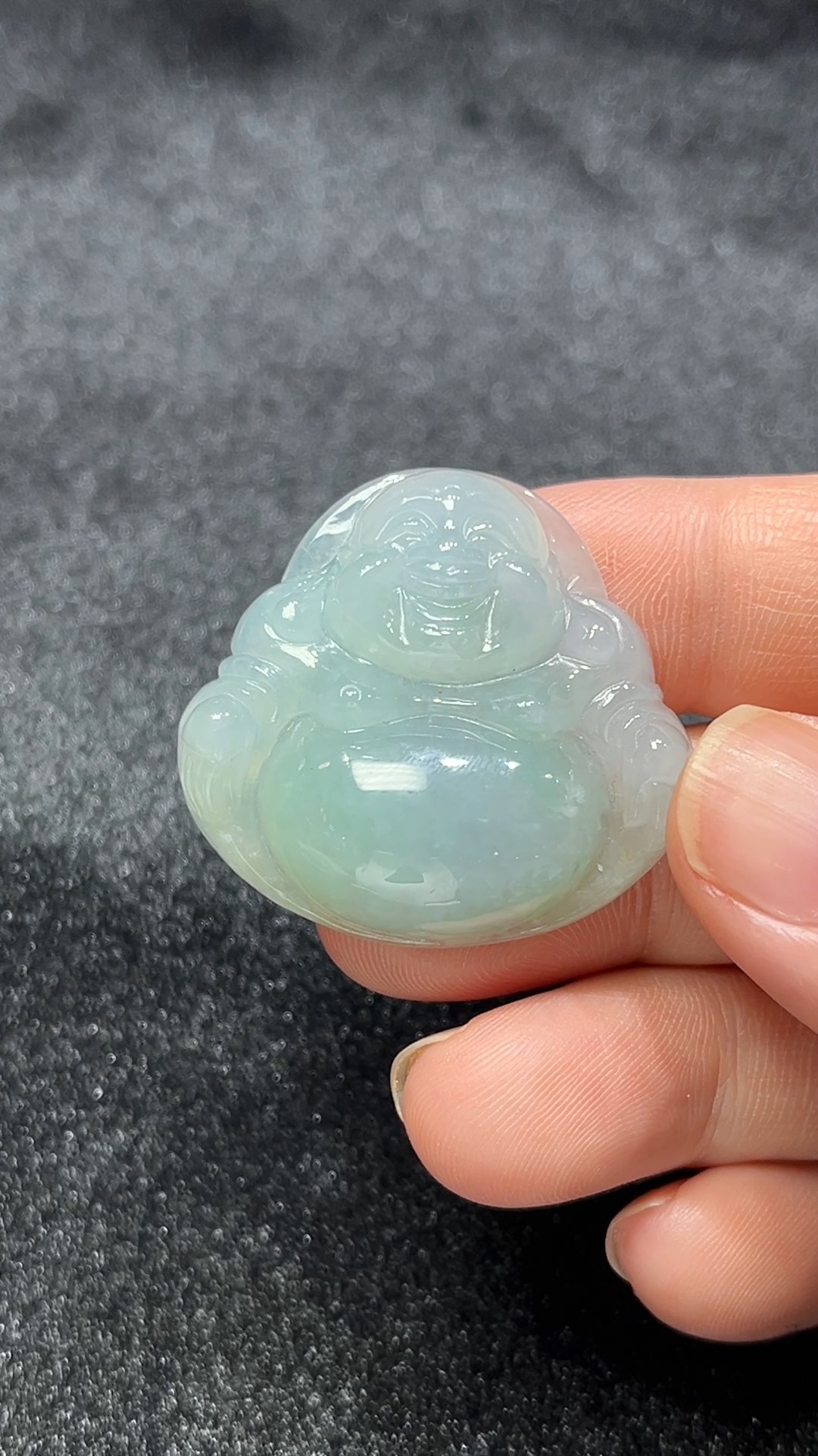 笑口常開|天然A級翡翠佛公吊墜 翡翠直播#290 3 笑口常開|天然A級翡翠佛公吊墜 翡翠直播#290 - Image 3