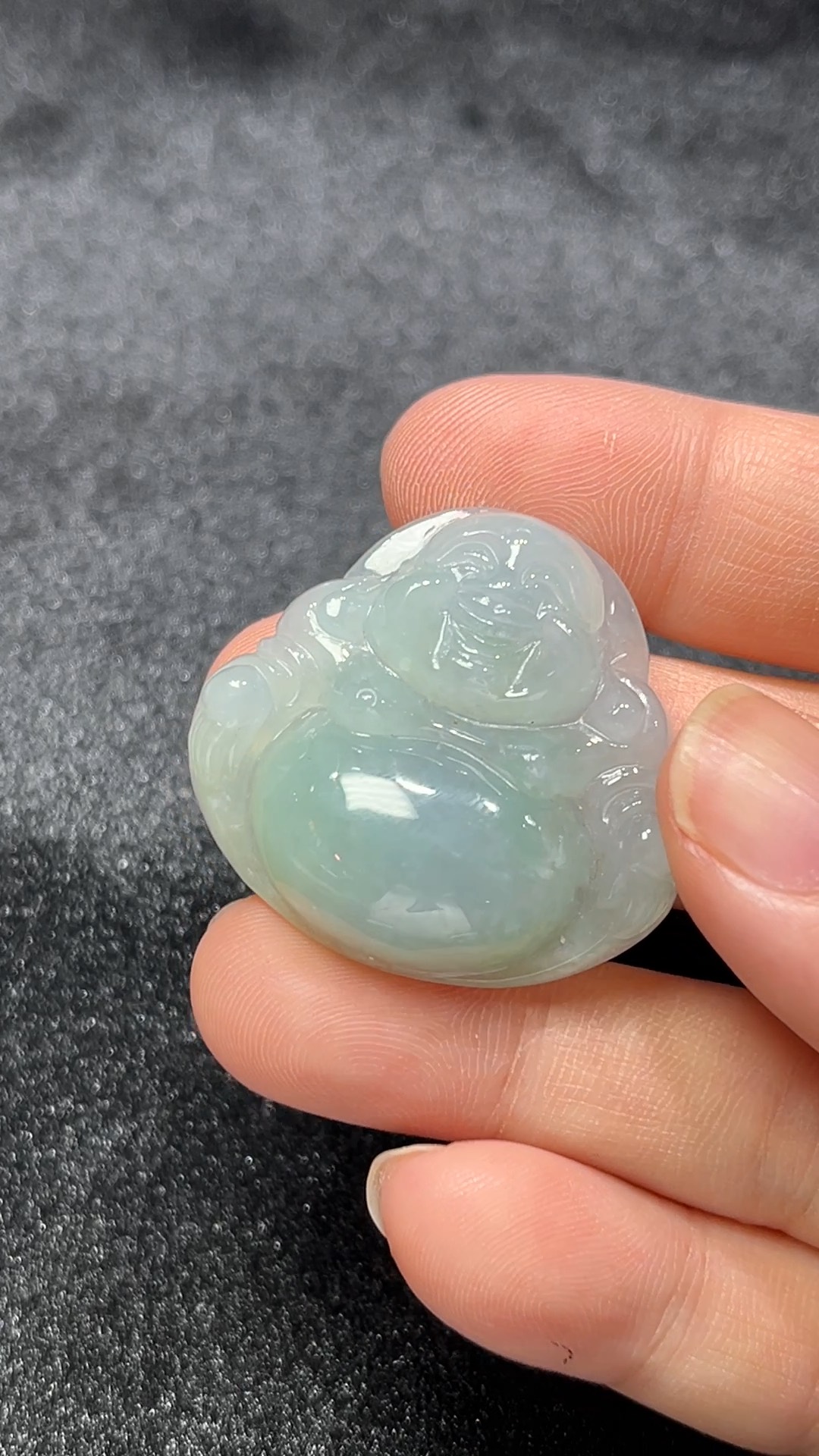 笑口常開|天然A級翡翠佛公吊墜 翡翠直播#290 2 笑口常開|天然A級翡翠佛公吊墜 翡翠直播#290 - Image 2