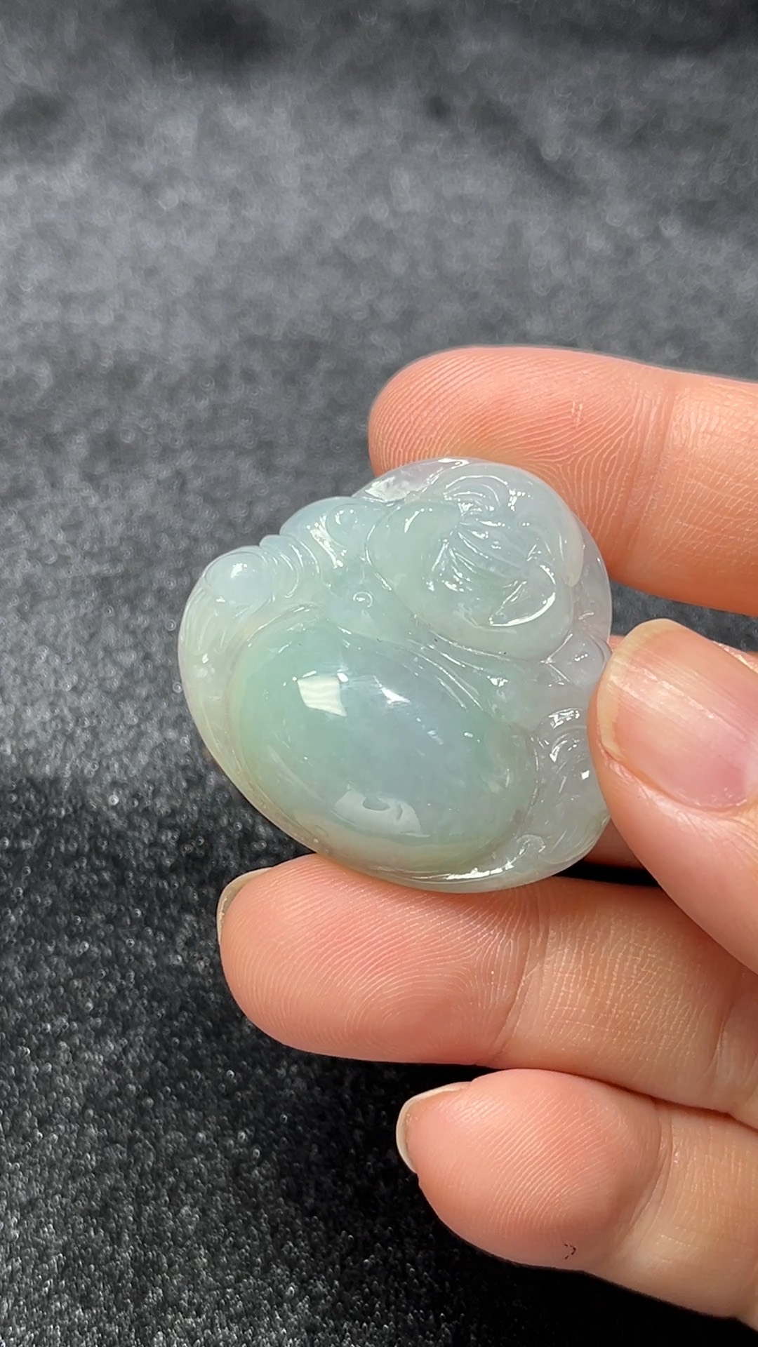 笑口常開|天然A級翡翠佛公吊墜 翡翠直播#290 4 笑口常開|天然A級翡翠佛公吊墜 翡翠直播#290 - Image 4