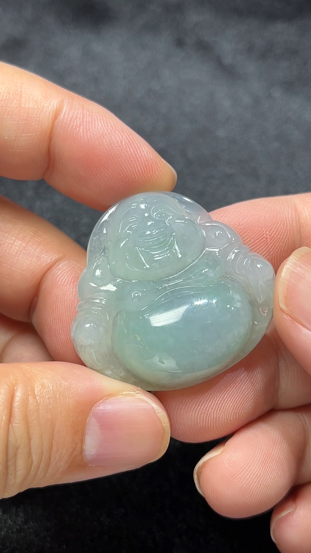 笑口常開|天然A級翡翠佛公吊墜 翡翠直播#290 6 笑口常開|天然A級翡翠佛公吊墜 翡翠直播#290 - Image 6