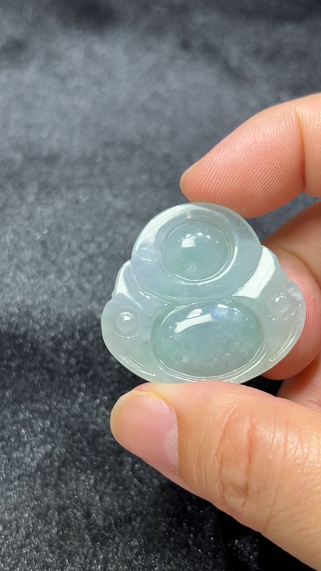 笑口常開|天然A級翡翠佛公吊墜 翡翠直播#290 9 笑口常開|天然A級翡翠佛公吊墜 翡翠直播#290 - Image 9