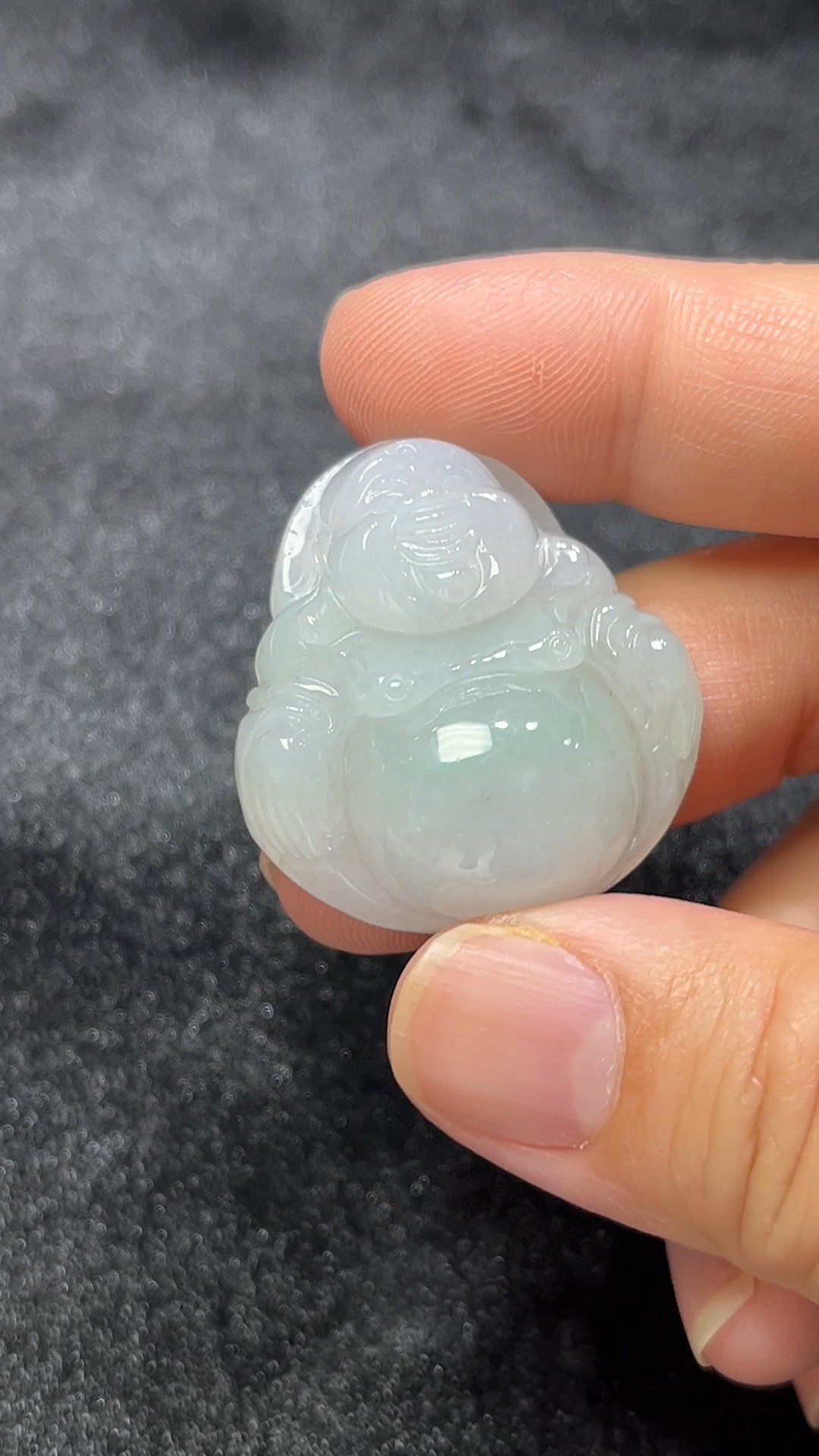 笑納百福|天然A級翡翠佛公吊墜 翡翠直播#291 4 笑納百福|天然A級翡翠佛公吊墜 翡翠直播#291 - Image 4